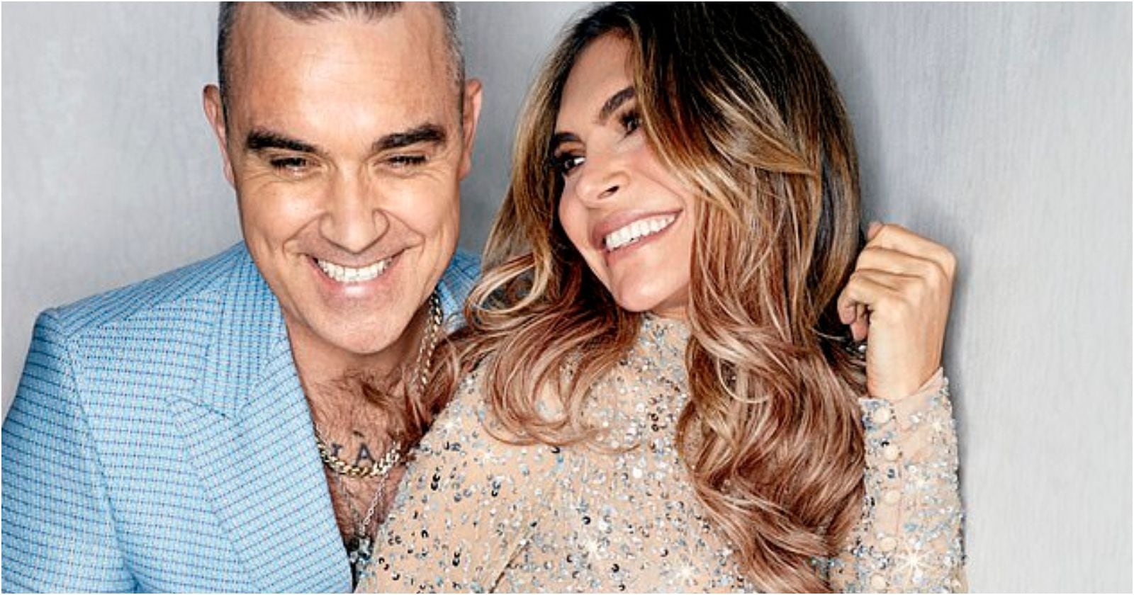 Robbie Williams y su esposa Ayda Field