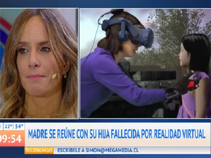 Diana Bolocco se quebró en vivo por emotivo video de realidad virtual