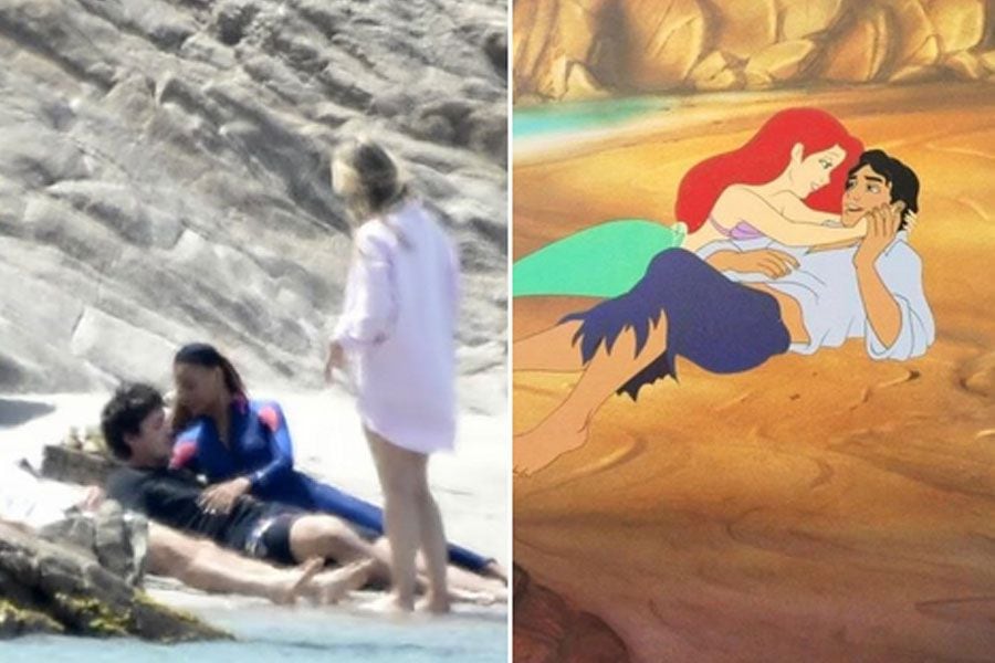 Bajo el mar: Filtran las primeras fotos de la nueva Sirenita de Disney