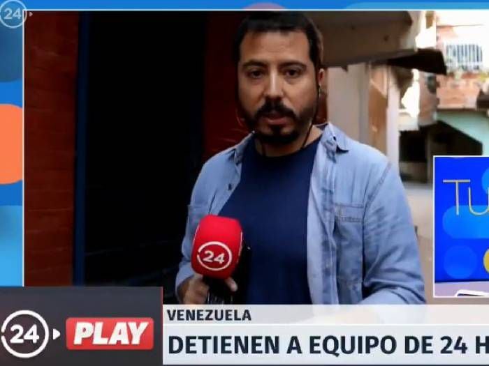 Equipo de prensa de TVN es detenido en Venezuela