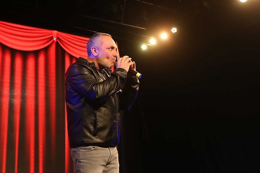 Lucho Jara disfrutó como un niño en su primera vez en el stand up