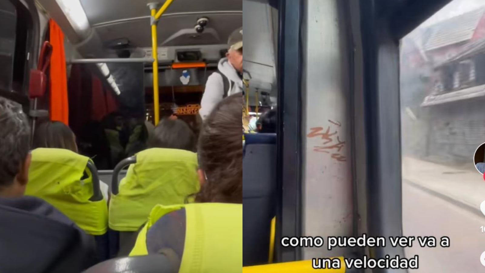 Tiktoker italiano retrató su viaje en un bus de Viña del Mar