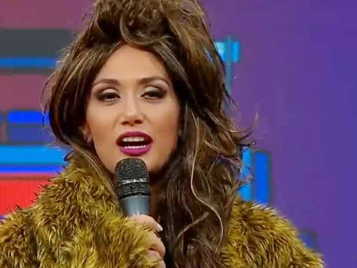 [Video] Así fue el delirante show de Pamela Díaz al imitar a Gloria Trevi