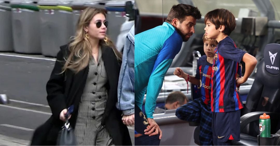 Clara, Piqué, Sasha y Milán