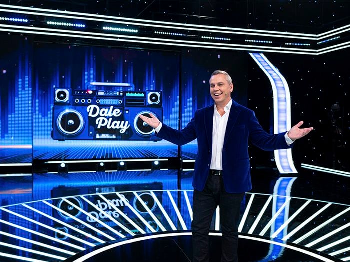 Así se grabó el primer capítulo del programa de Viñuela "Dale Play"