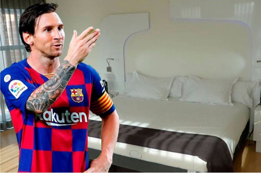 Messi gambetea al bicho con "colchón anticoronavirus"