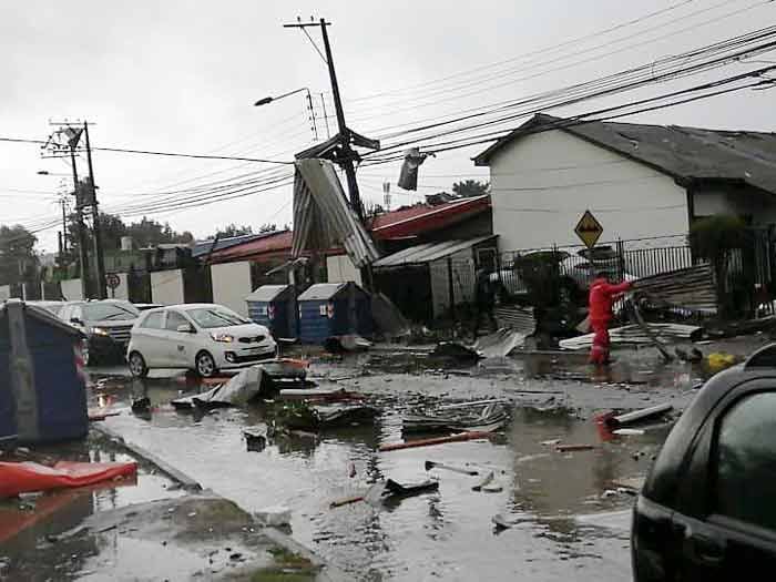 Confirman primera víctima fatal en Talcahuano por tromba marina