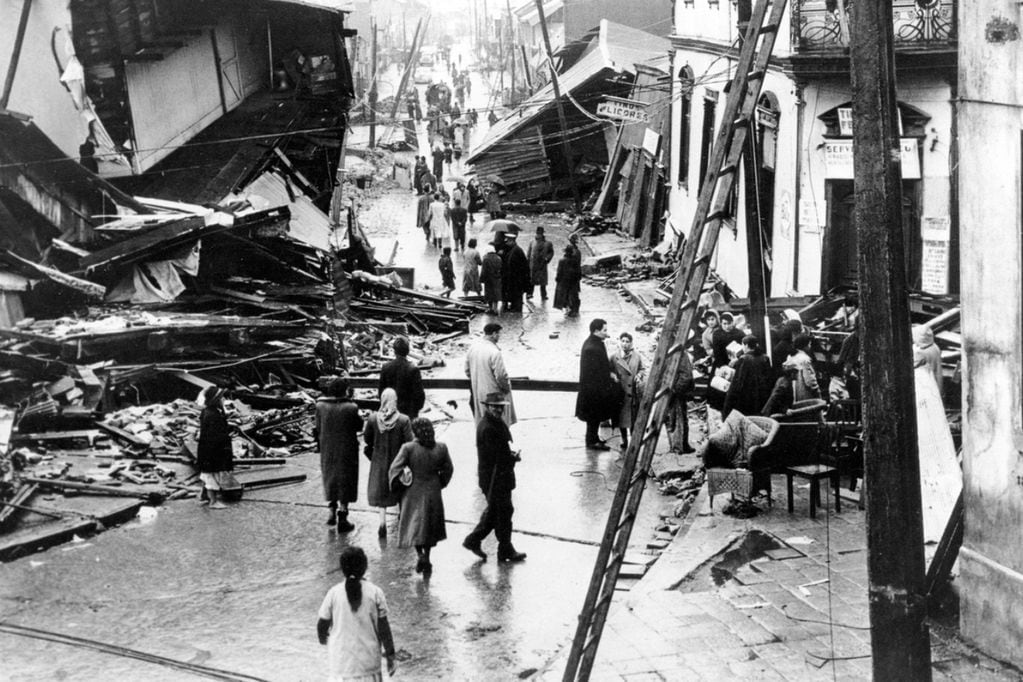 Ocurrió en Chile y su intensidad fue 20 mil veces más potente que una bomba atómica: así se vivió el terremoto más grande la historia. Foto: referencial / efectos del Terremoto de Valdivia de 1960.