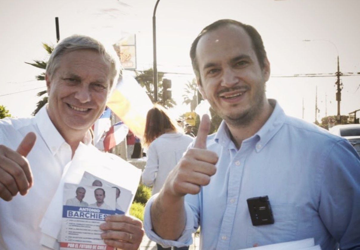 Antonio Barchiesi y José Antonio Kast