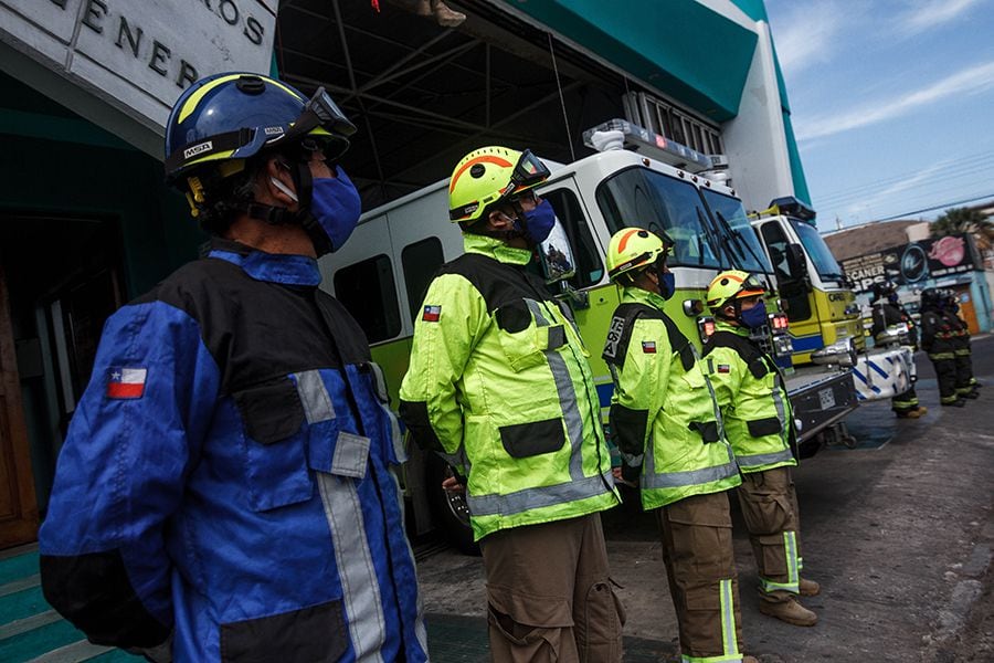 ARICA : Bomberos Compañía Pedro Aguirre Cerda