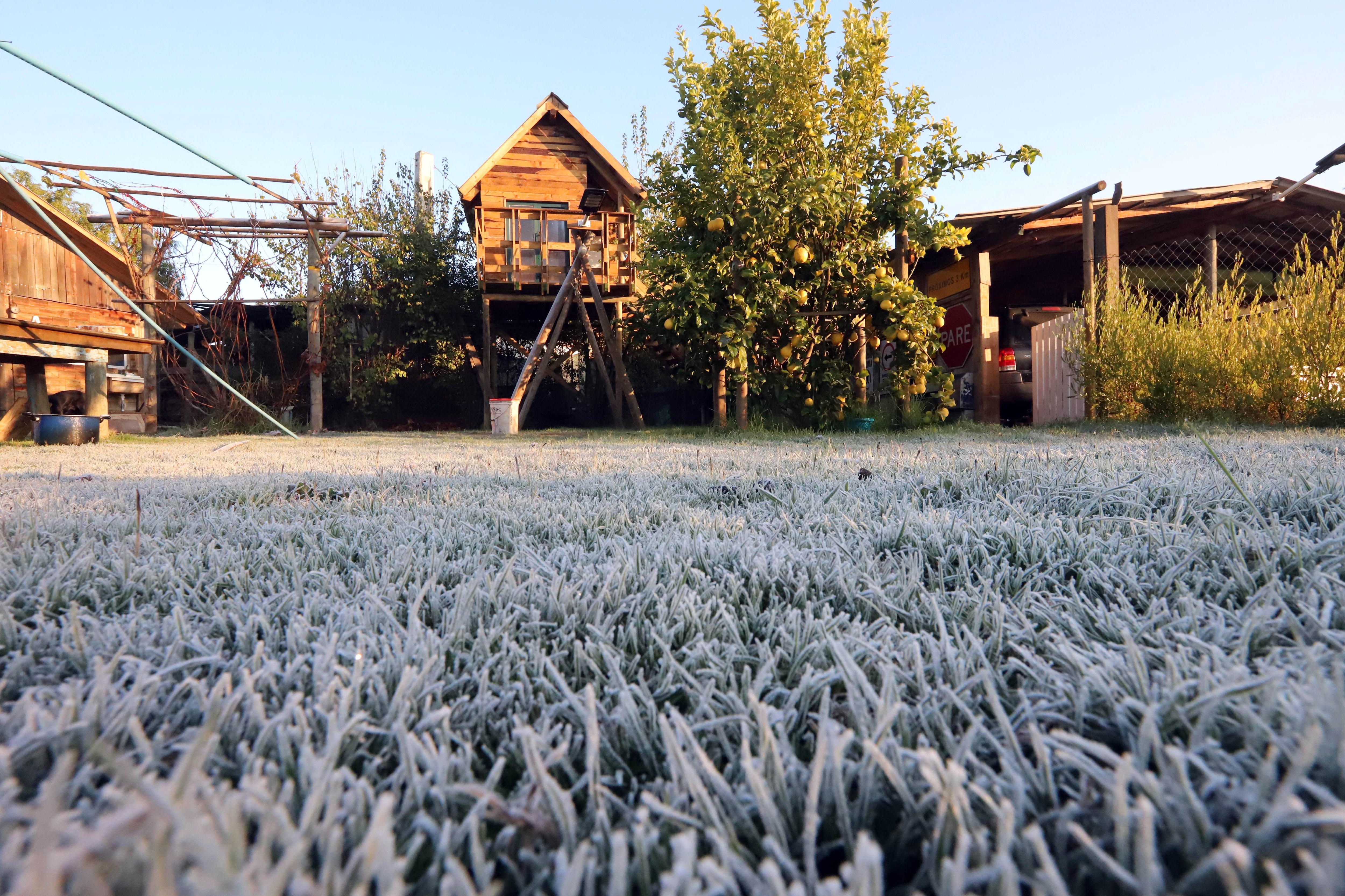 Ola de frio en la zona Sur del Pais