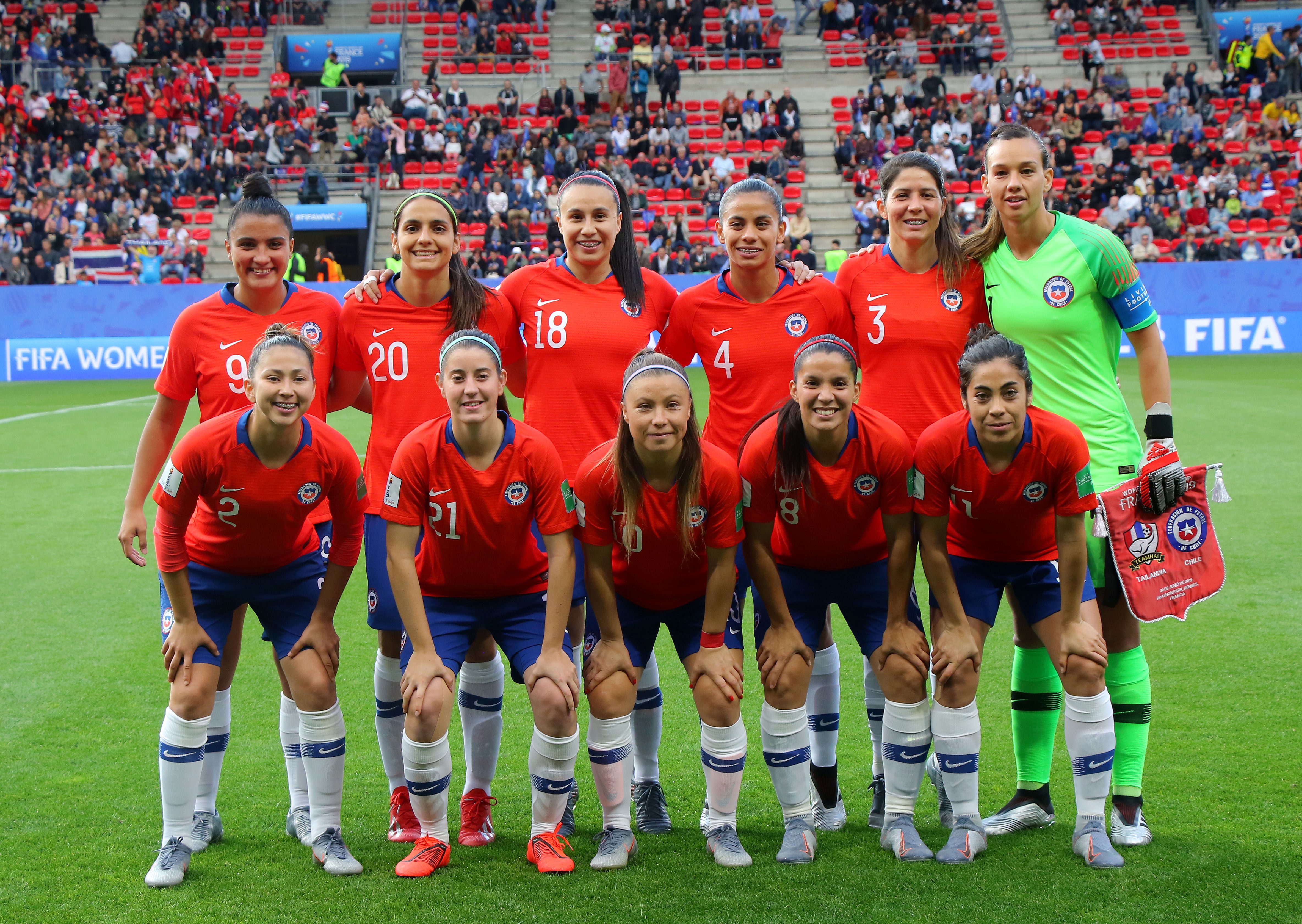 Mundial Femenino: Chile vs Tailandia 