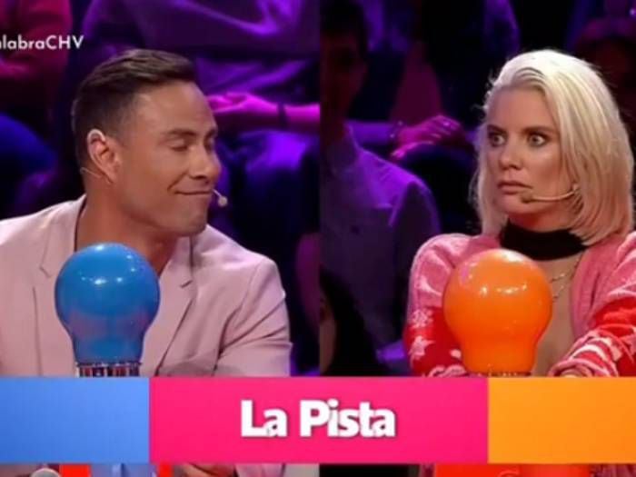 Javiera Acevedo y Rodrigo Díaz protagonizaron hilarante chascarro en Pasapalabra