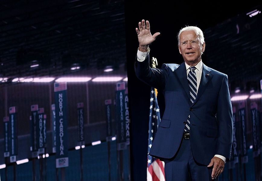 Joe Biden "aterriza" en Chile para captar votos