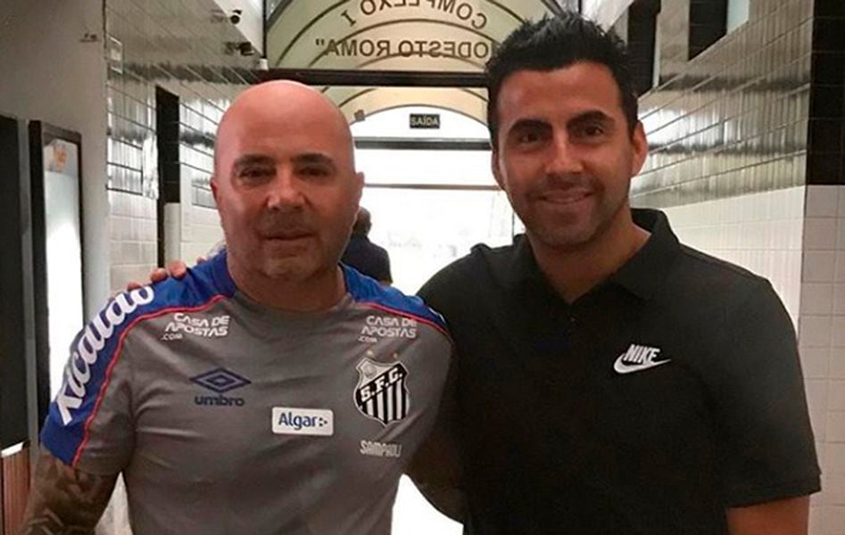 Claudio Maldonado se perfecciona como DT con Jorge Sampaoli