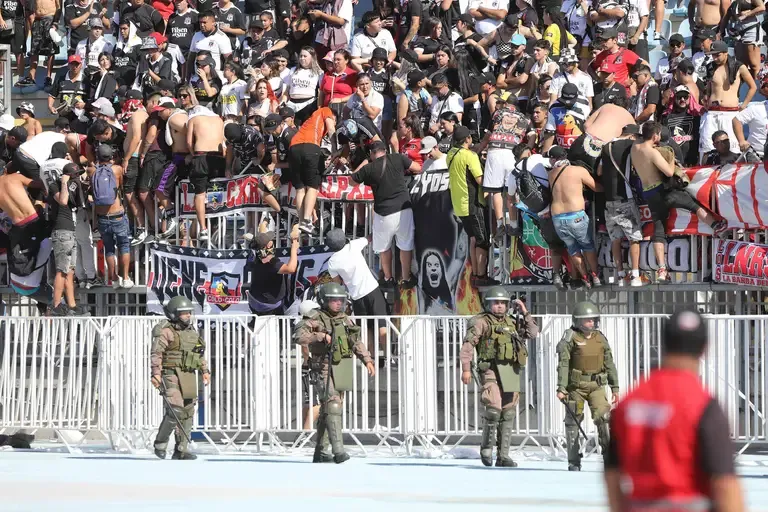 Incidentes tras partido de Colo Colo y O'Higgins