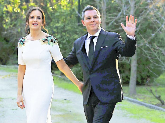 Viñuela fue pura emoción en su boda campestre