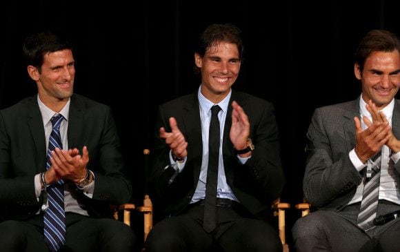 Djokovic, Federer y Nadal