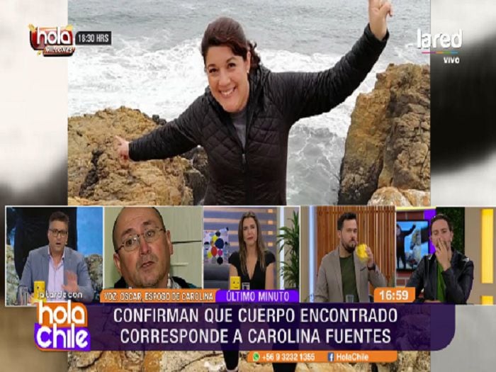 Esposo de Carolina Fuentes: "Siempre pensamos que aparecería con vida"