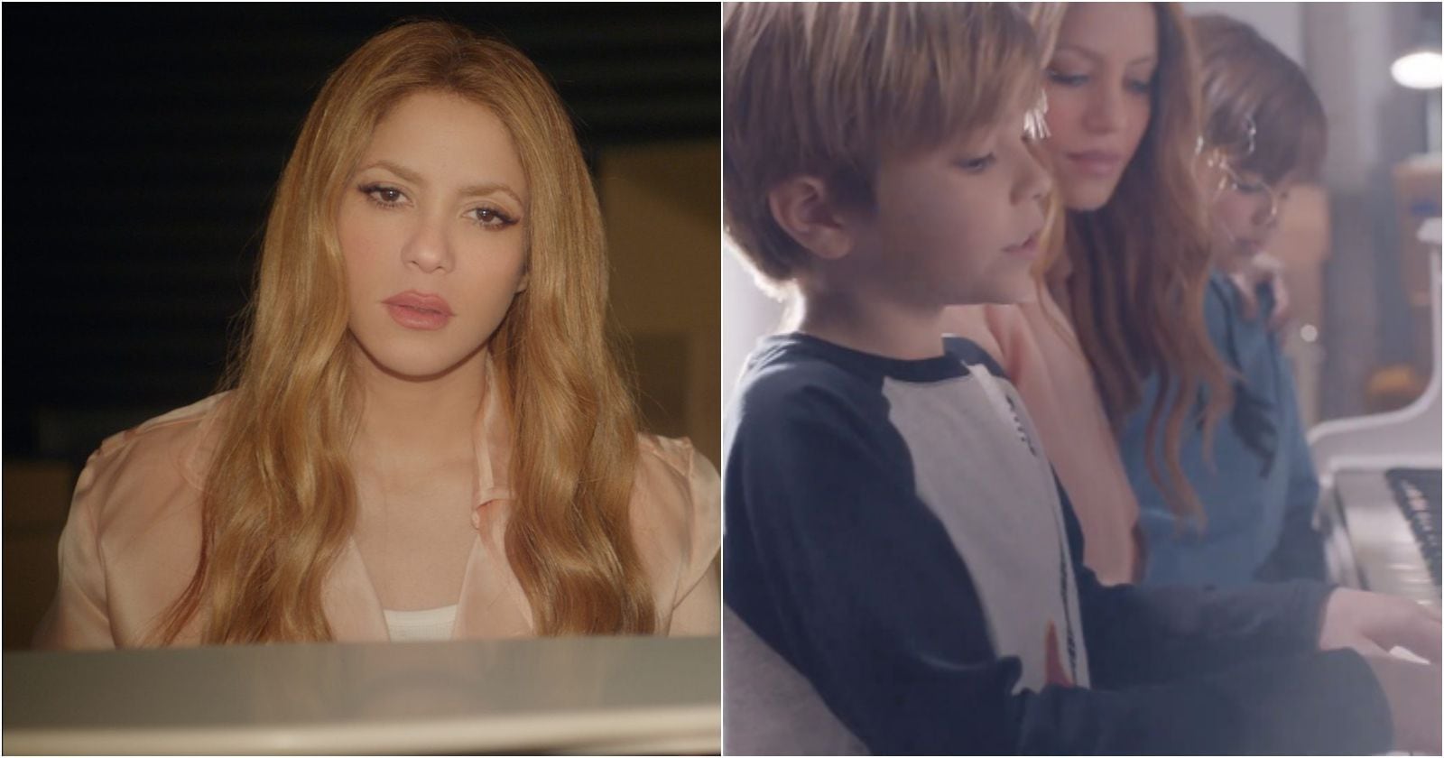 Shakira y sus hijos en Acróstico