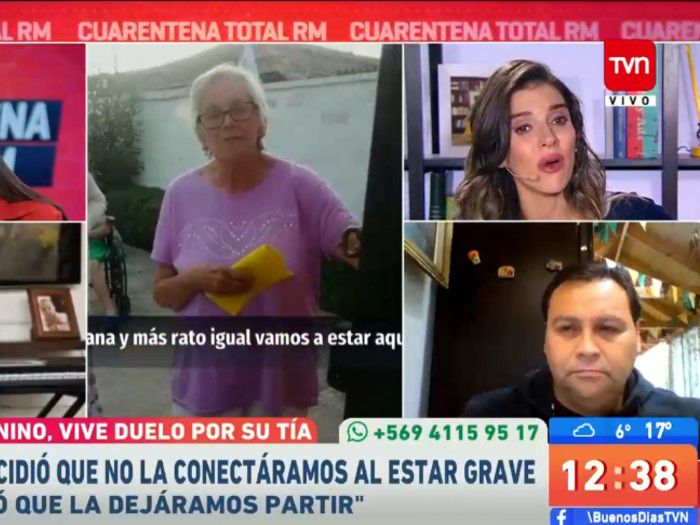 Relato de Carla Zunino sobre su tía fallecida por Covid-19  quebró a María Luisa Godoy