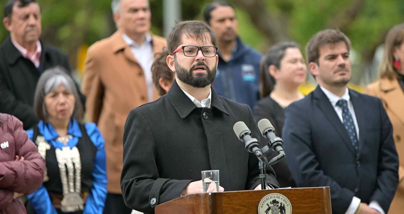 TEMUCO: Primera visita del Presidente Gabriel Boric