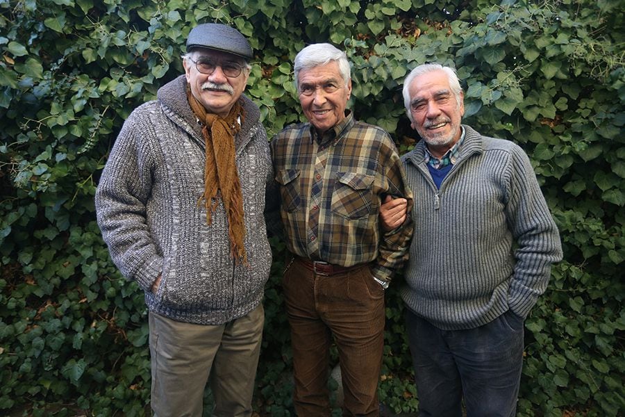 Tres históricos de la música chilena se juntan a cantar