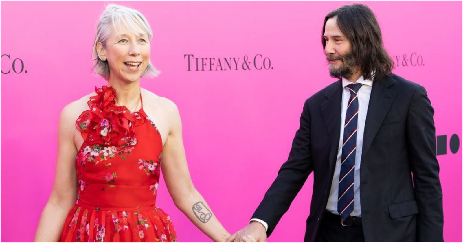 Keanu Reeves y Alexandra Grant