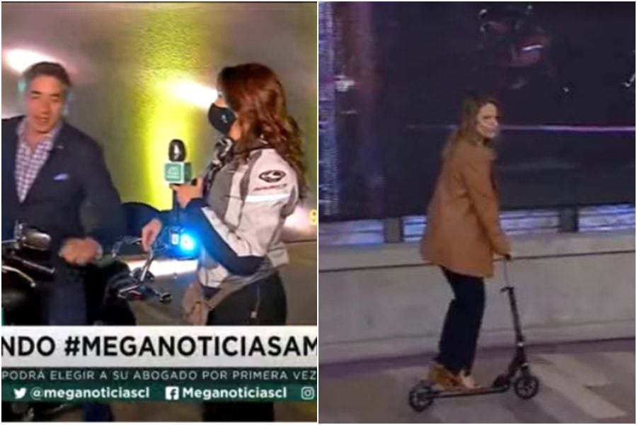 El "homenaje" de Soledad Onetto a Priscilla Vargas en el Mucho Gusto: imitó su entrada en moto al noticiero