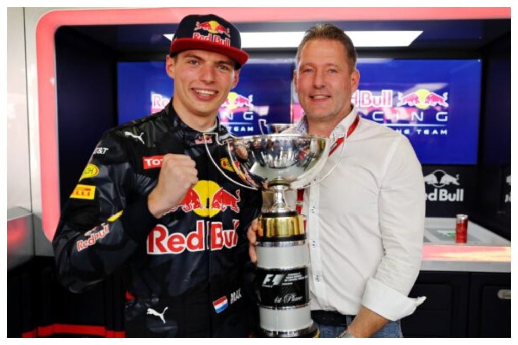 Jos y Max Verstappen