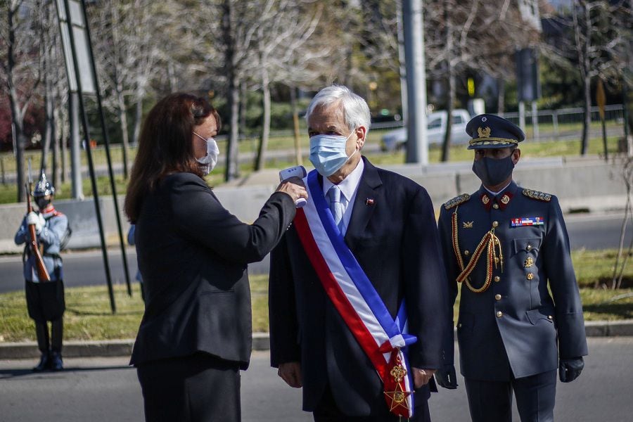 El Presidentes de la Republica asiste al Tedeum Evangélico