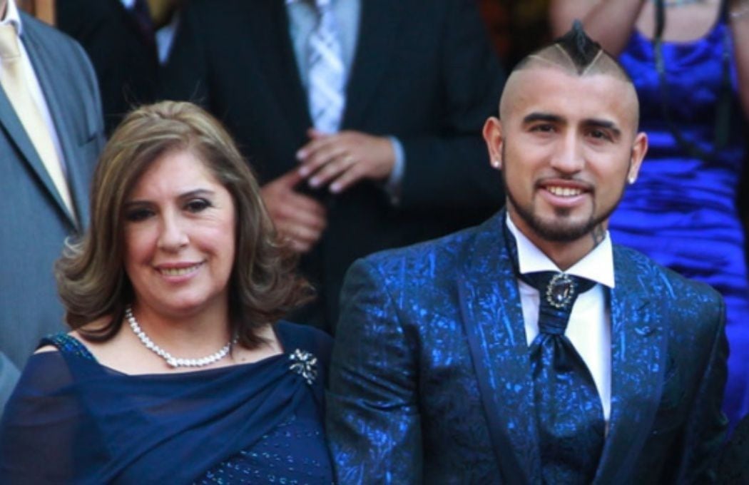 Jacqueline Pardo y Arturo Vidal