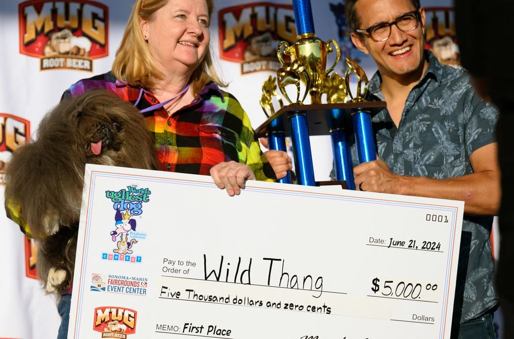 Wild Thang, ganador al perro más feo del mundo. Foto: Getty Images.