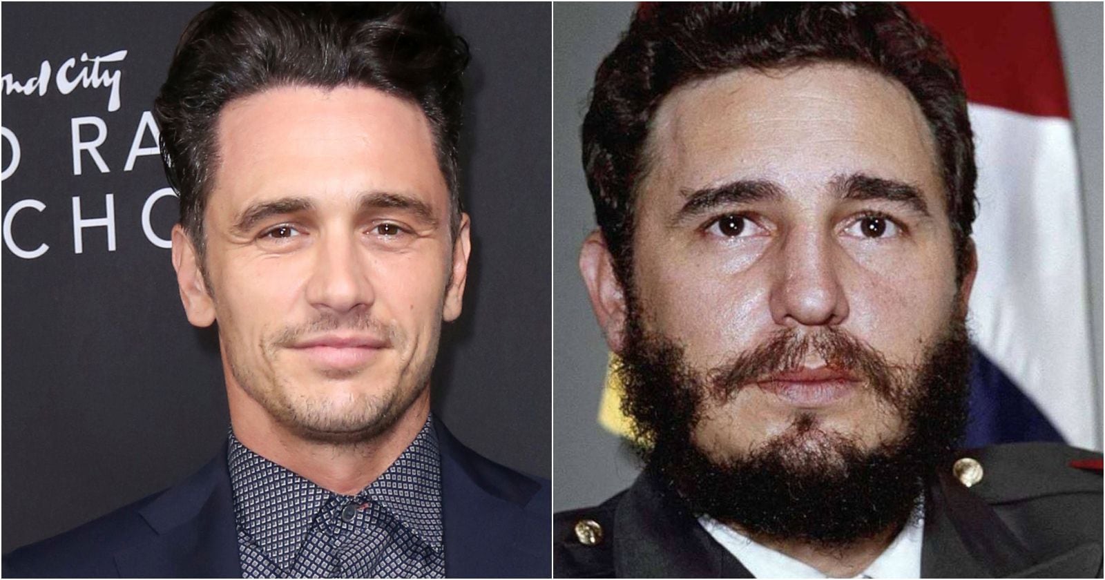 James Franco y Fidel Castro