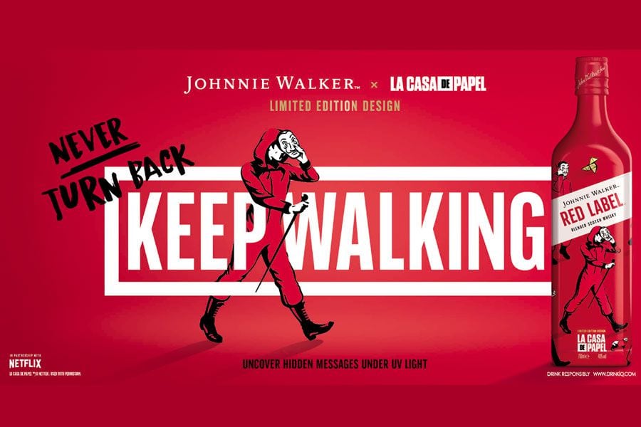 Johnnie Walker lanzará una edición limitada basada en La Casa de Papel