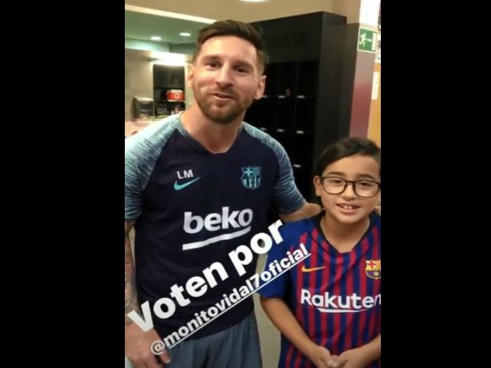 Lio Messi y Luis Suárez se sumaron a campaña de Monito Vidal al Copihue de Oro