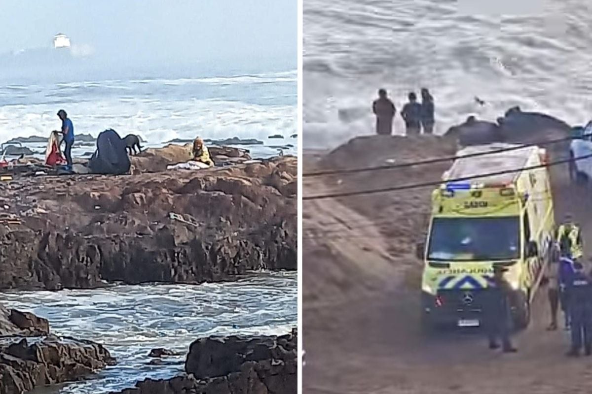 Mujer muere arrastrada por el mar en Iquique