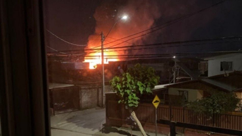 Incendio San Bernardo