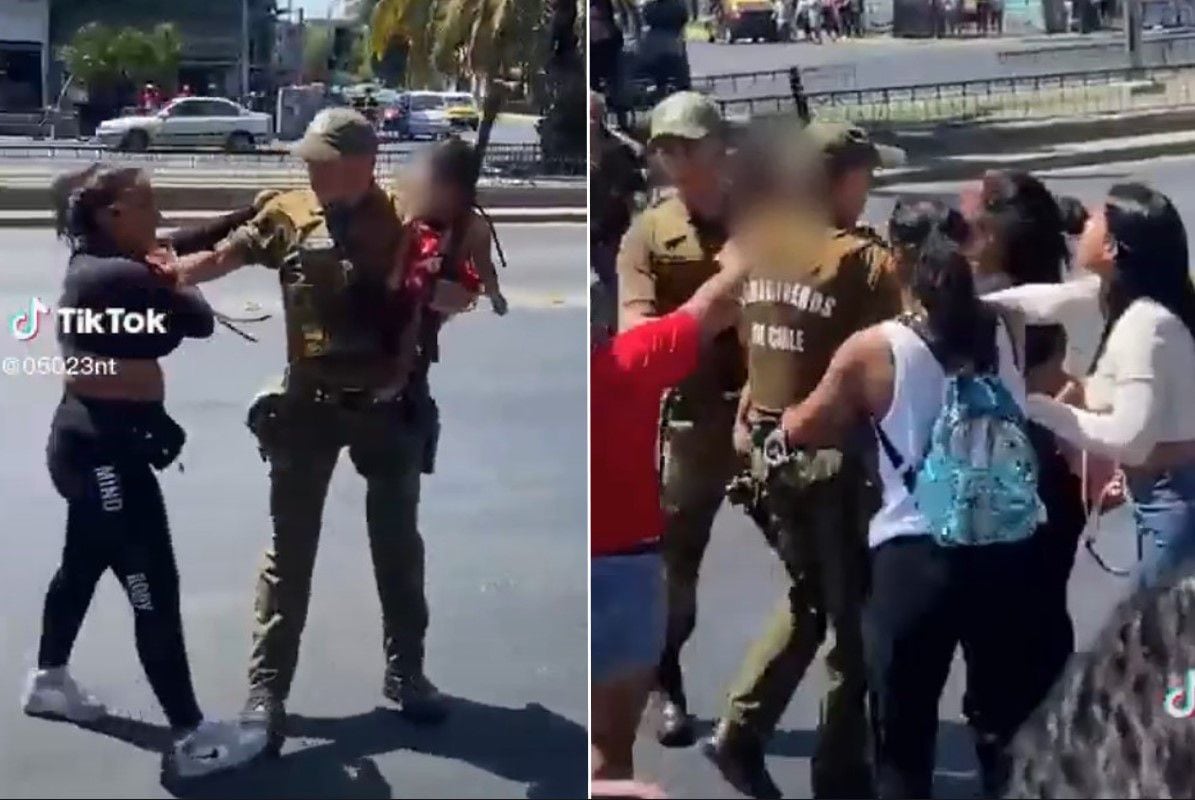 VIDEO: Carabineros arrebata una niña a su madre en Estación Central