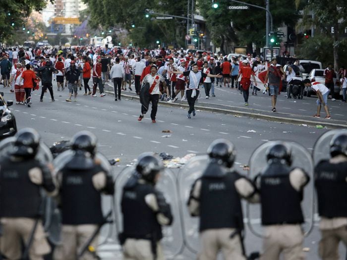 Al menos 10 detenidos por fuertes disturbios antes de la final