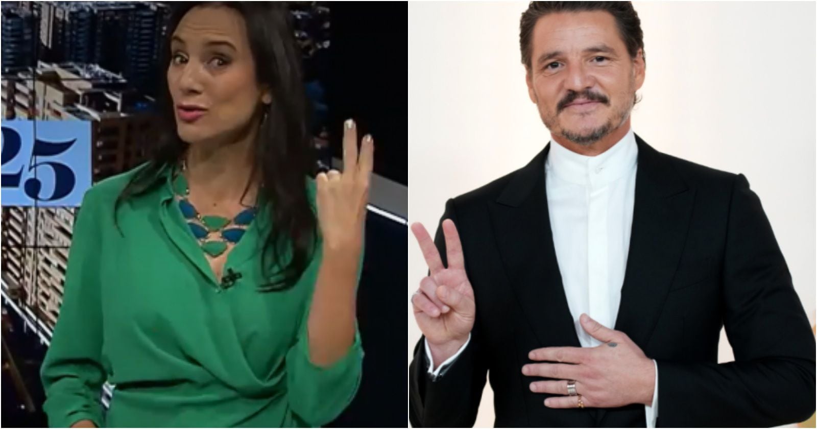 Blanca Lewin y Pedro Pascal