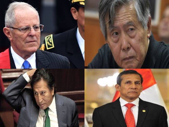 Estos son los ex presidentes de Perú presos o con causas judiciales