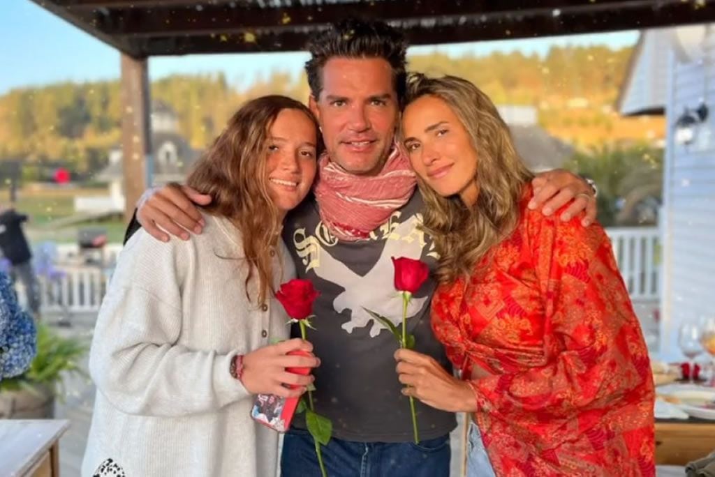 Cristián de la Fuente, Angélica Castro y la pequeña Laura