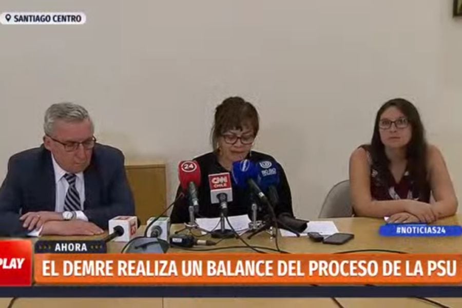 Demre realizó un  nuevo balance del proceso de PSU