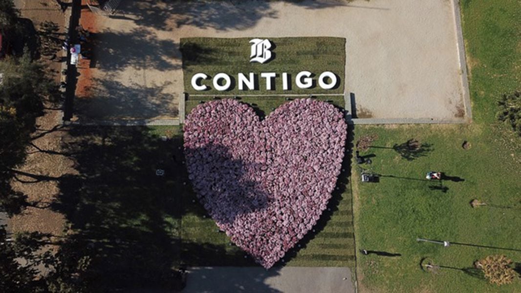 Corazón gigante sorprendió a  las mamis de Providencia  en su día