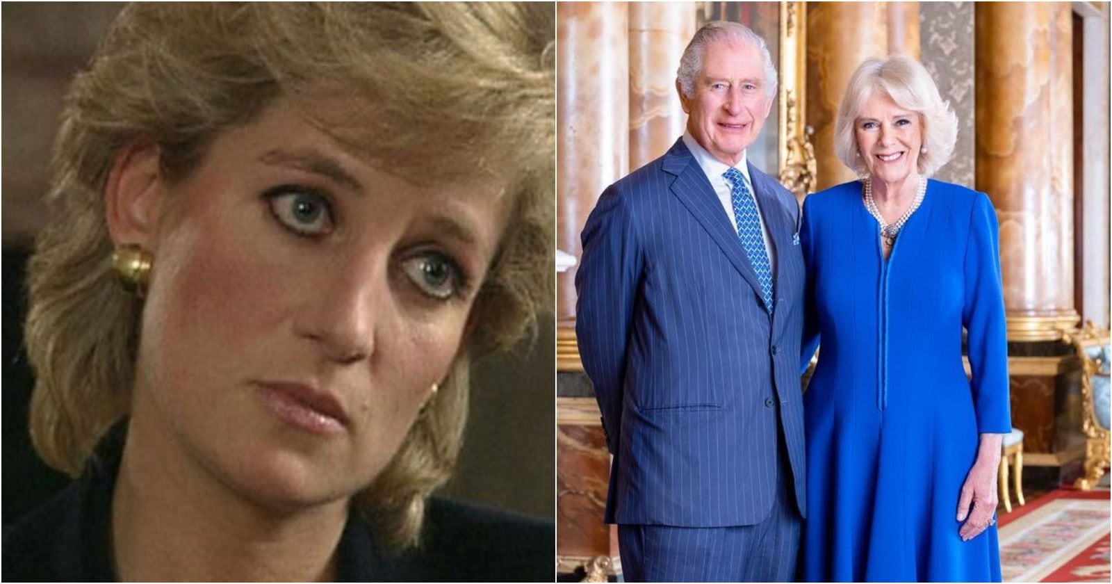 Diana, Carlos III y Camilla Parker