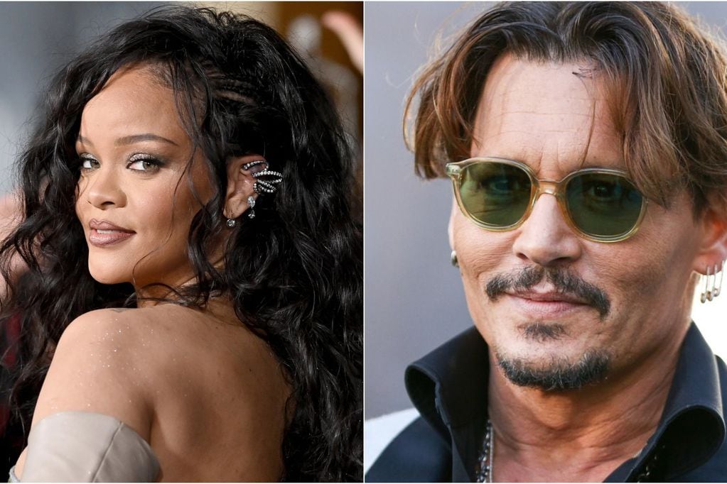 Johnny Depp y Rihanna