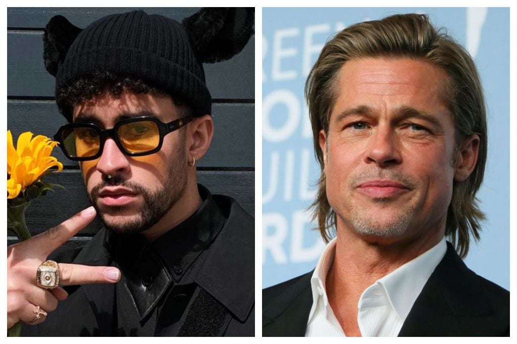 Bad Bunny y Brad Pitt