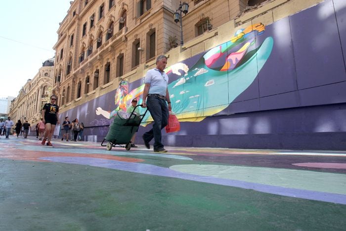 Comerciantes están felices con segunda etapa del Paseo Bandera