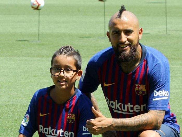 Arturo Vidal celebró la nominación de su hijo al Copihue de Oro